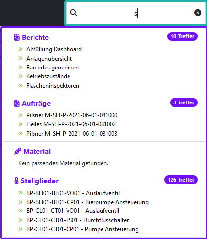 Suchfunktion
